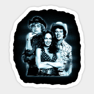 Funny Gifts Hazzard Art Characters Sticker